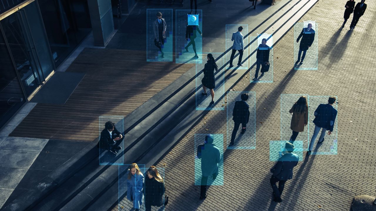 Ai recognition in security surveillance.