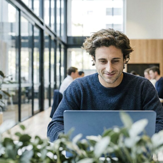 Man on laptop