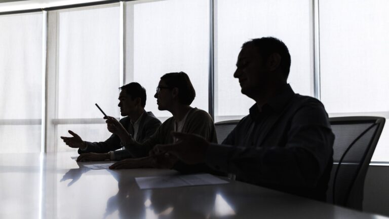 Board members discussing AI Governance